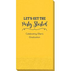 Let's Get the Party Started Guest Towels
