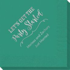 Let's Get the Party Started Napkins