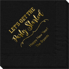 Let's Get the Party Started Napkins
