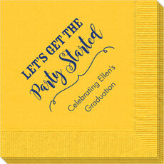 Let's Get the Party Started Napkins