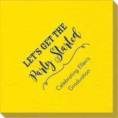 Let's Get the Party Started Linen Like Napkins