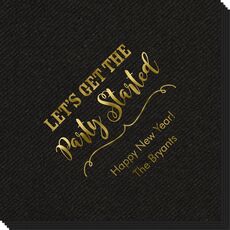 Let's Get the Party Started Linen Like Napkins