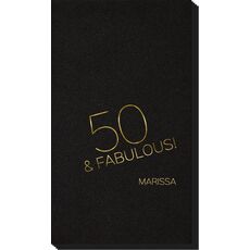 50 & Fabulous Linen Like Guest Towels
