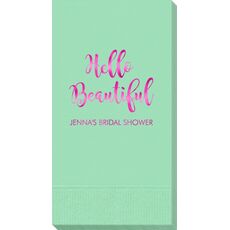 Hello Beautiful Guest Towels