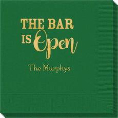 The Bar is Open Napkins