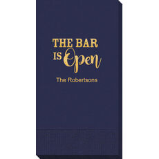 The Bar Is Open Guest Towels