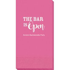 The Bar Is Open Guest Towels