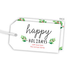 Holly Sprigs Hanging Gift Tags