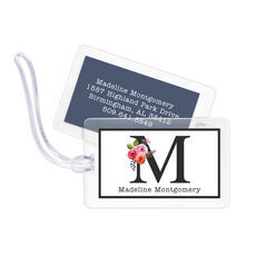Custom Name Tags for Bags Identification Lable Set of 2 - Classic