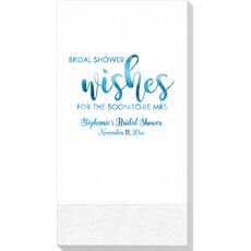 Bridal Shower Wishes Guest Towels