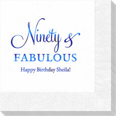 Ninety & Fabulous Napkins