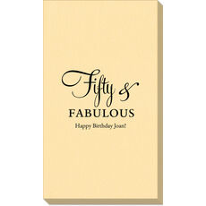 Fifty & Fabulous Linen Like Guest Towels