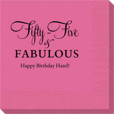 Fifty-Five & Fabulous Napkins