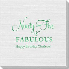 Ninety-Five & Fabulous Linen Like Napkins