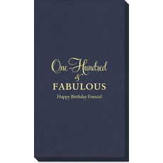 One Hundred & Fabulous Linen Like Guest Towels