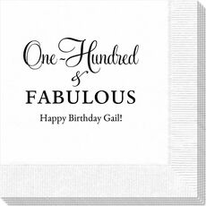 One Hundred & Fabulous Napkins