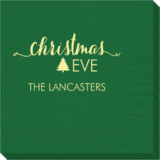 Elegant Christmas Eve Napkins