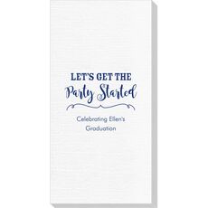 Let's Get the Party Started Luxury Deville Guest Towels