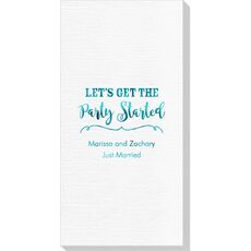 Let's Get the Party Started Luxury Deville Guest Towels