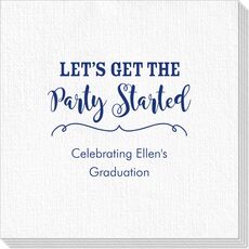 Let's Get the Party Started Luxury Deville Napkins