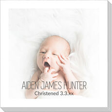 Your Photo and Text Napkins