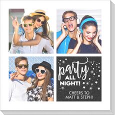 Party All Night Photo Napkins