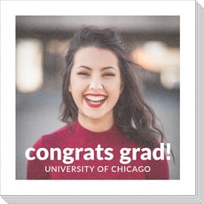 Your Bold Text Photo Napkins