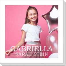 Create Your Own Big Statement Photo Napkins