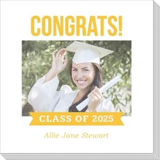 Class of Banner Photo Napkins