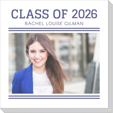 Double Border Class of Photo Napkins