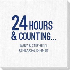 24 Hours and Counting Luxury Deville Napkins
