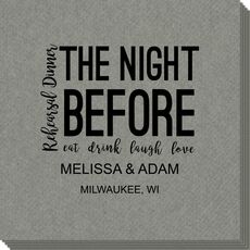 The Night Before Linen Like Napkins