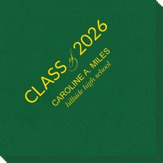 Bold Class of Graduation Napkins