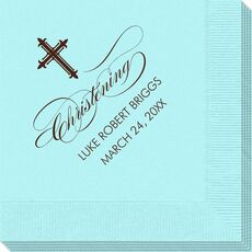 Fleur De Lis Cross Napkins