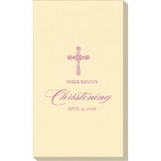 Religious Cross Linen Like Guest Towels