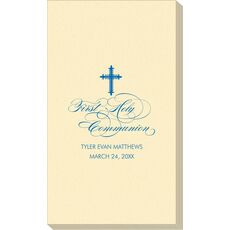 Fleur De Lis Cross Linen Like Guest Towels