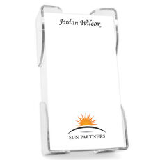 Your Full Color Logo List Sheet with Acrylic Holder