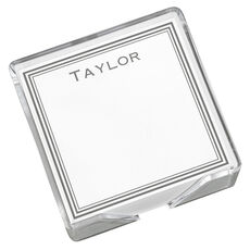 Colonial Memo Square with Acrylic Holder