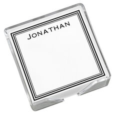 Colonial Memo Square with Acrylic Holder