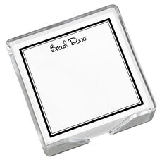 Santa Rosa Memo Square with Acrylic Holder