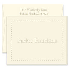 Dotty Folded Note Cards - Embossed