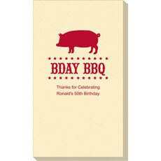 BBQ Pig Linen Like Guest Towels