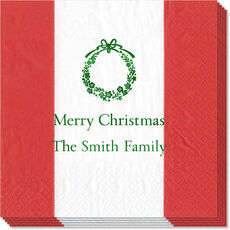 Red Bandol Stripe Caspari Napkins