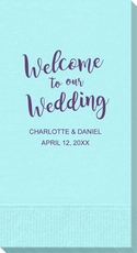 Welcome to our Wedding Guest Towels