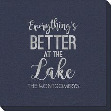 Better at the Lake Linen Like Napkins
