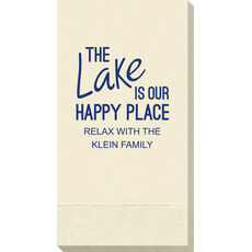 The Lake is Our Happy Place Guest Towels