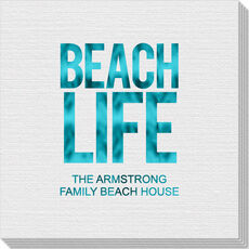 Beach Life Linen Like Napkins