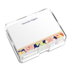 Island Hibscus Bottom Border 4x3 Post-it® Notes