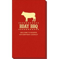 BBQ Cow Linen Like Guest Towels