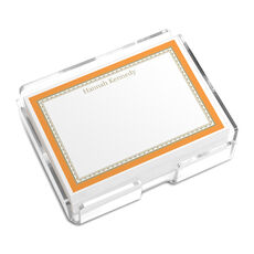Orange Marmalade Border 4x3 Post-it® Notes